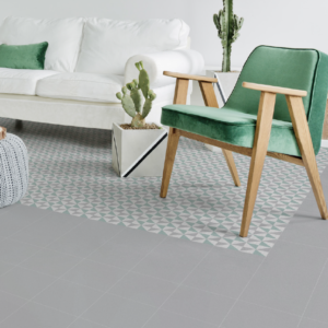 patroontegels, cementtegels, portugese tegels, mallorca marina, 25x25, groen, grijs, keros